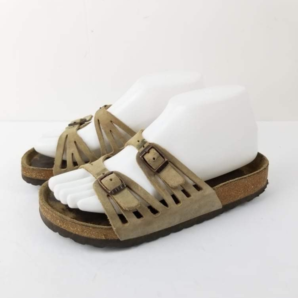 BIRKENSTOCK Women's Granada Tan Leather Sandals - Picture 1 of 10